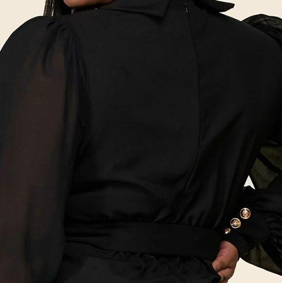 NEW PLUS SIZE BLACK BLAZER DRESSES - Picture 9 of 17